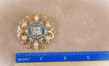 Load image into Gallery viewer, United States Coast Guard Pearl Brooch
