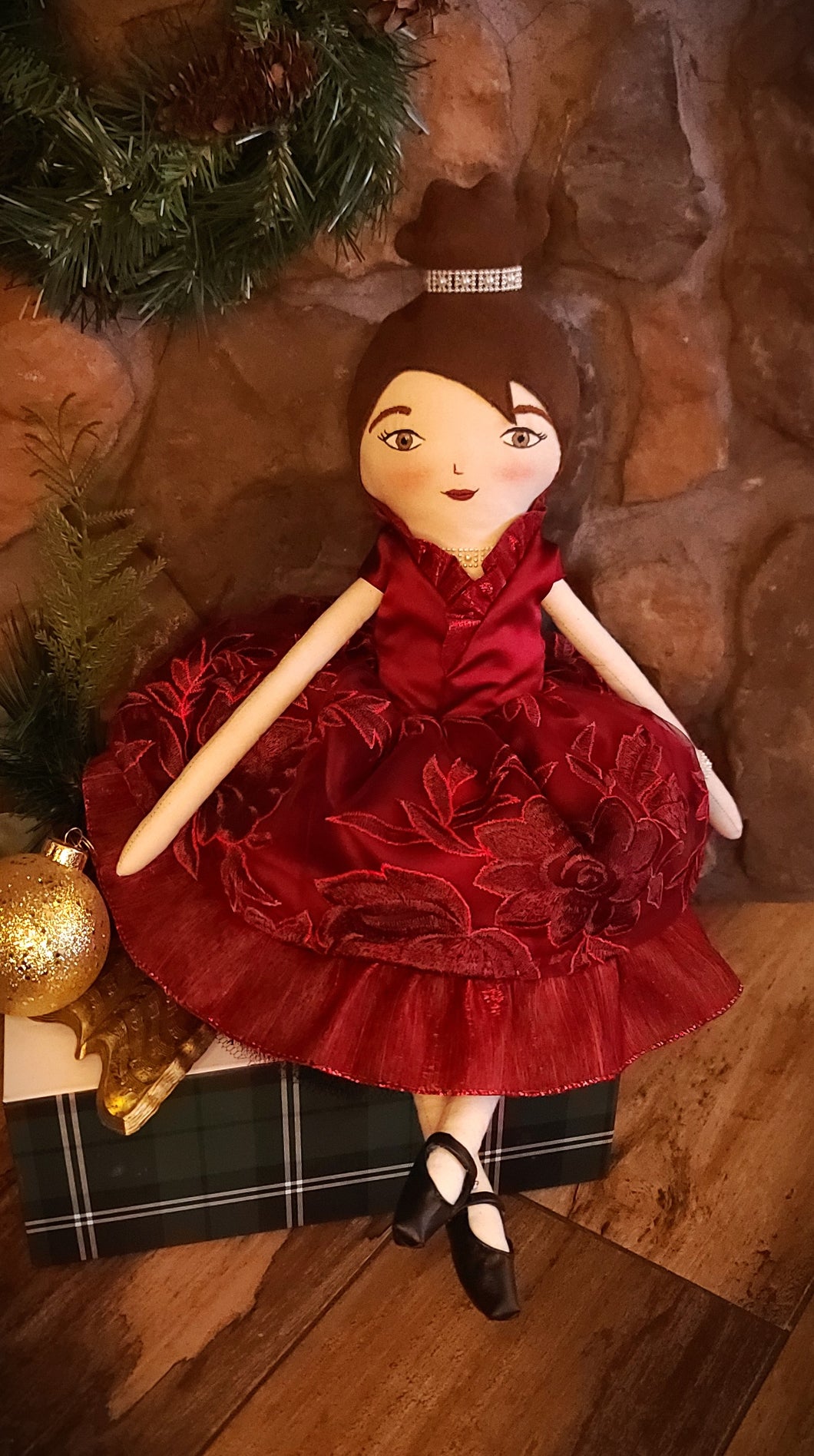 Holly Christmas Doll
