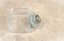 Load image into Gallery viewer, United States Space Force Silver Rhinestone Brooch

