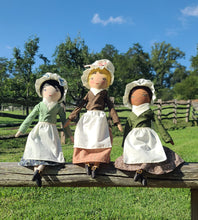 Load image into Gallery viewer, Dinah Colonial inspired heirloom doll
